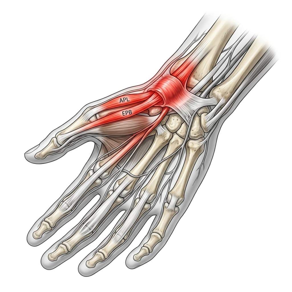 Procedimiento de Tendinitis de 'De Quervain'